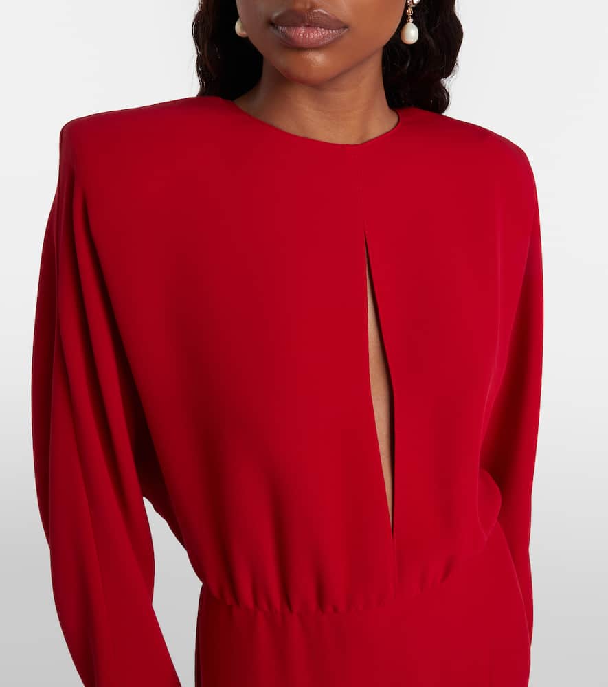 Silk gown