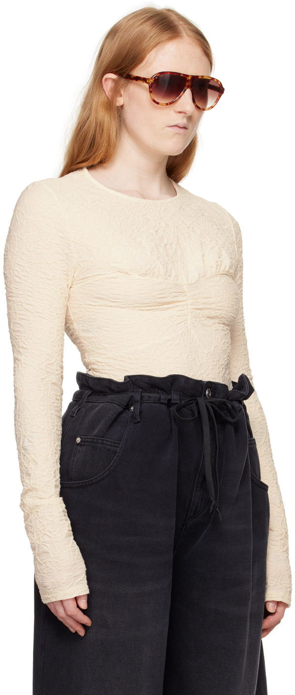 Isabel Marant Off-White Floride Long Sleeve T-Shirt