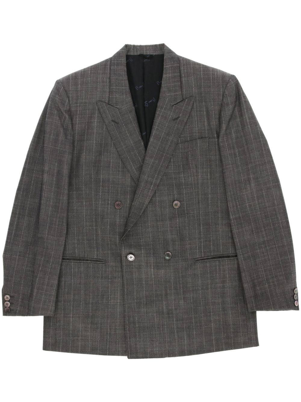 1980s wool blazer - Grey