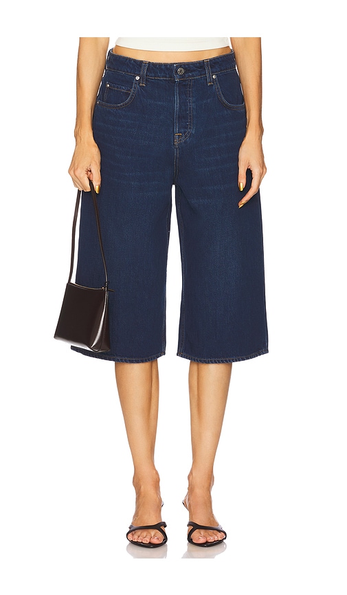GRLFRND Foster Culotte in Blue. -  31 also in 23, 24, 25, 26, 27, 28, 29