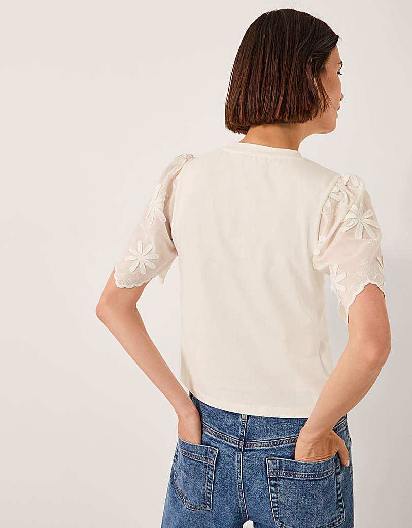 Monsoon Mel Sleeve Jersey T-Shirt
