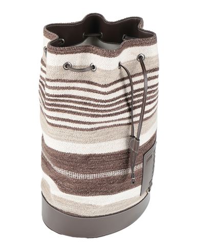 Man Backpack Dark brown Size 