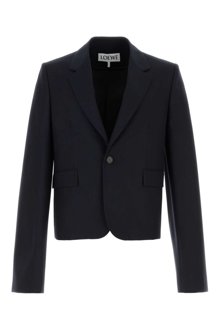 Midnight blue wool blazer