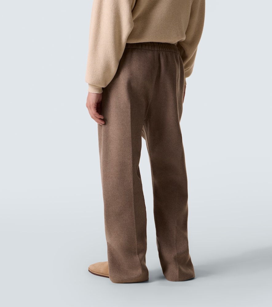 '70s wool and cashmere bootcut pants