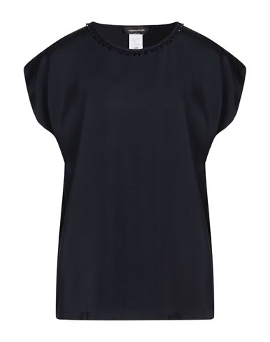 Woman Top Midnight blue Size 6 Viscose, Nylon, Glass, Polyester