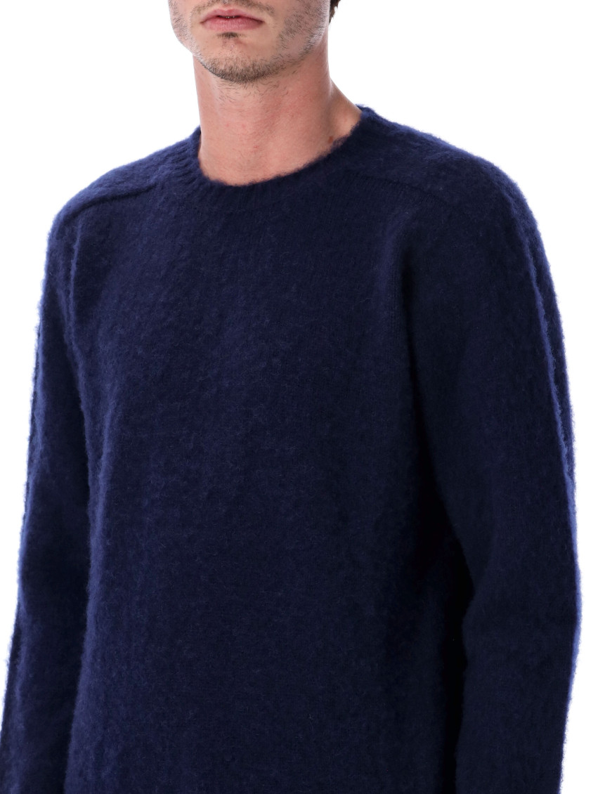 Navy Blue Wool Sweater
