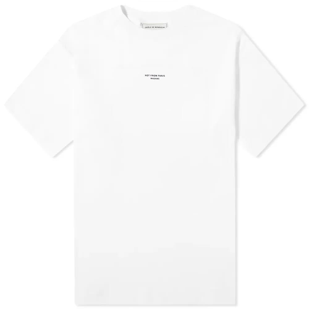Men's Not From Paris Madame Classic T-Shirt in White
