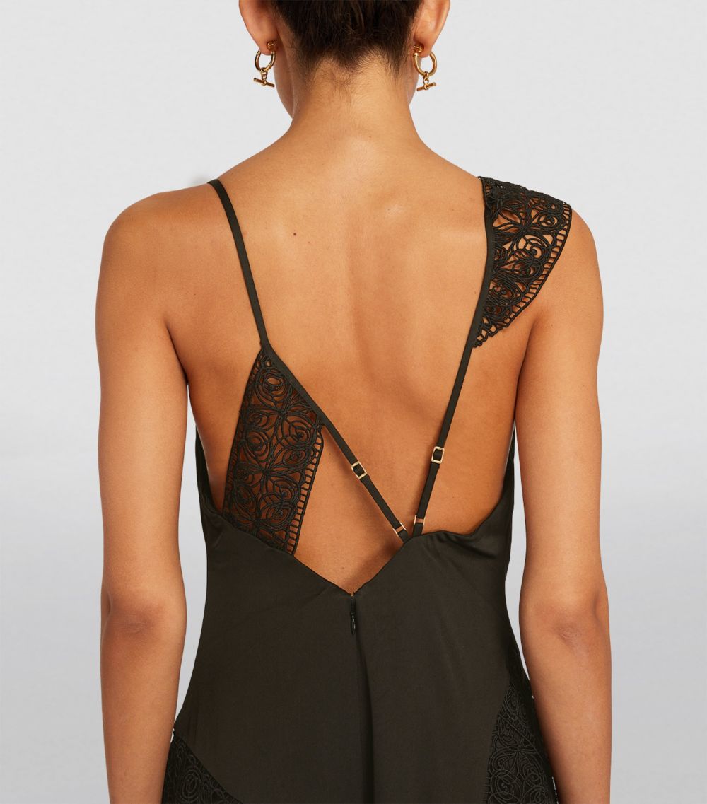 Lace-Trim Spirit Maxi Dress