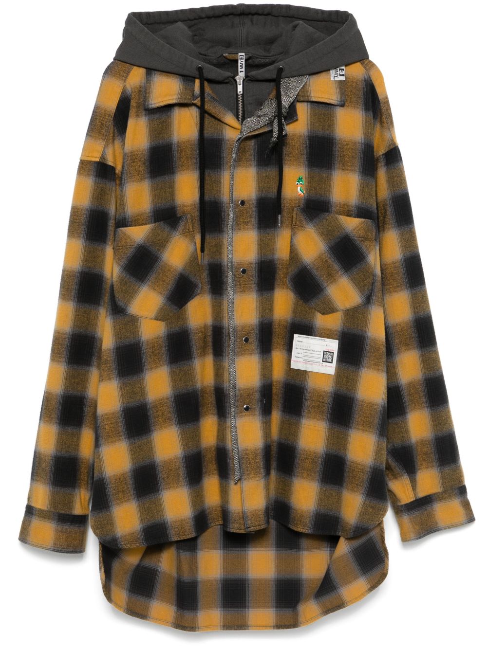 Plaid-check shirt - Yellow