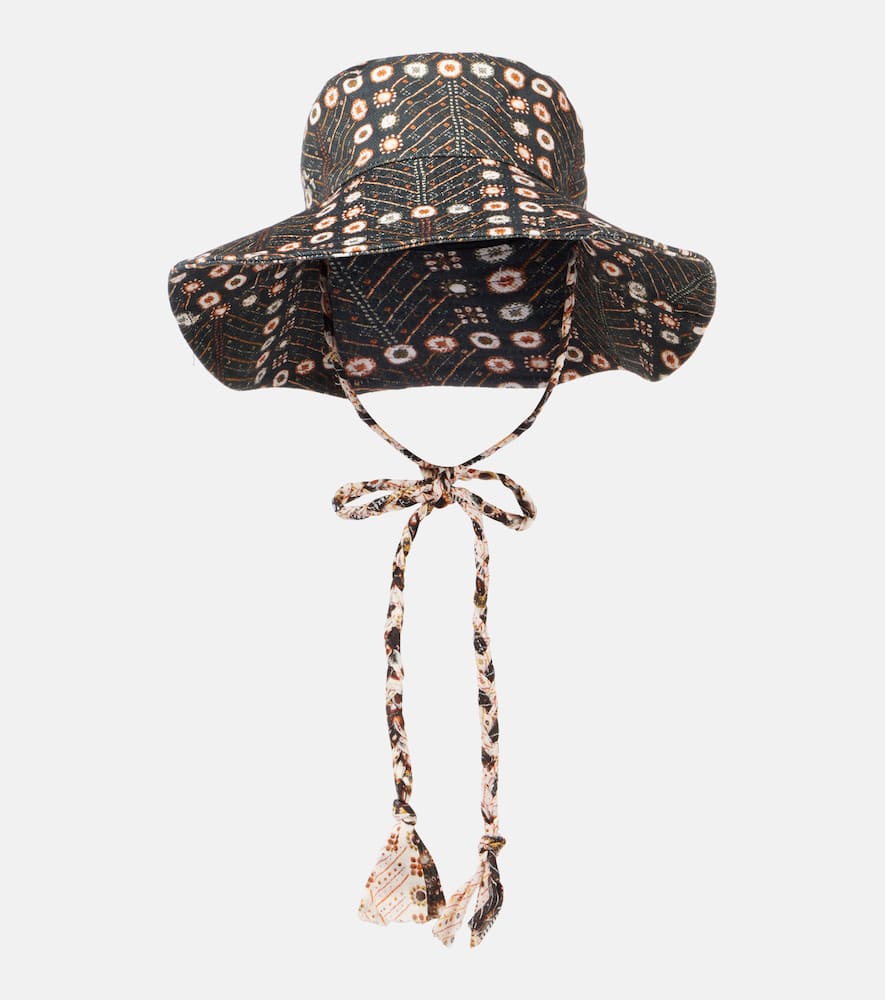 Delya denim bucket hat