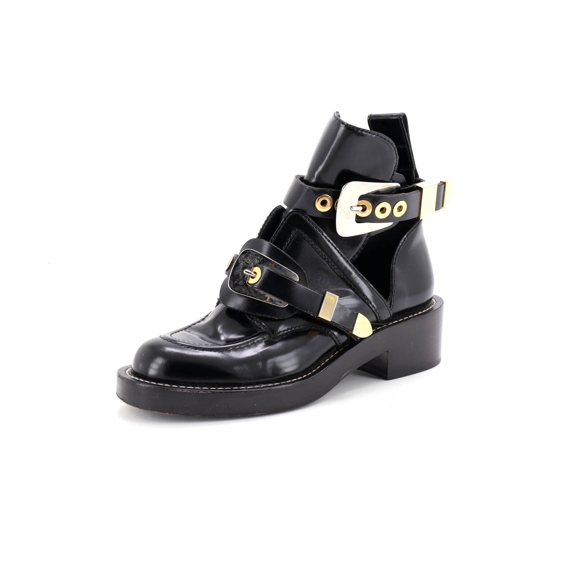 Women's Ceinture Ankle Boots Leather