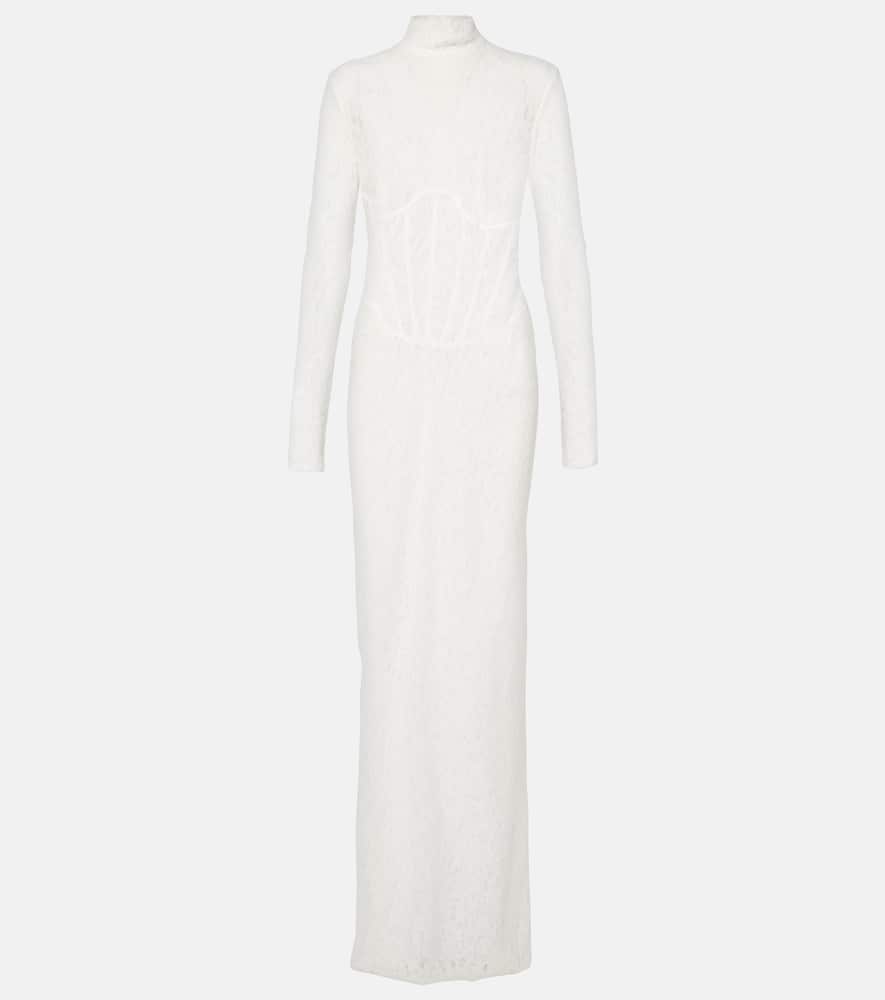 The New Arrivals Ilkyaz Ozel Isadora lace corset gown