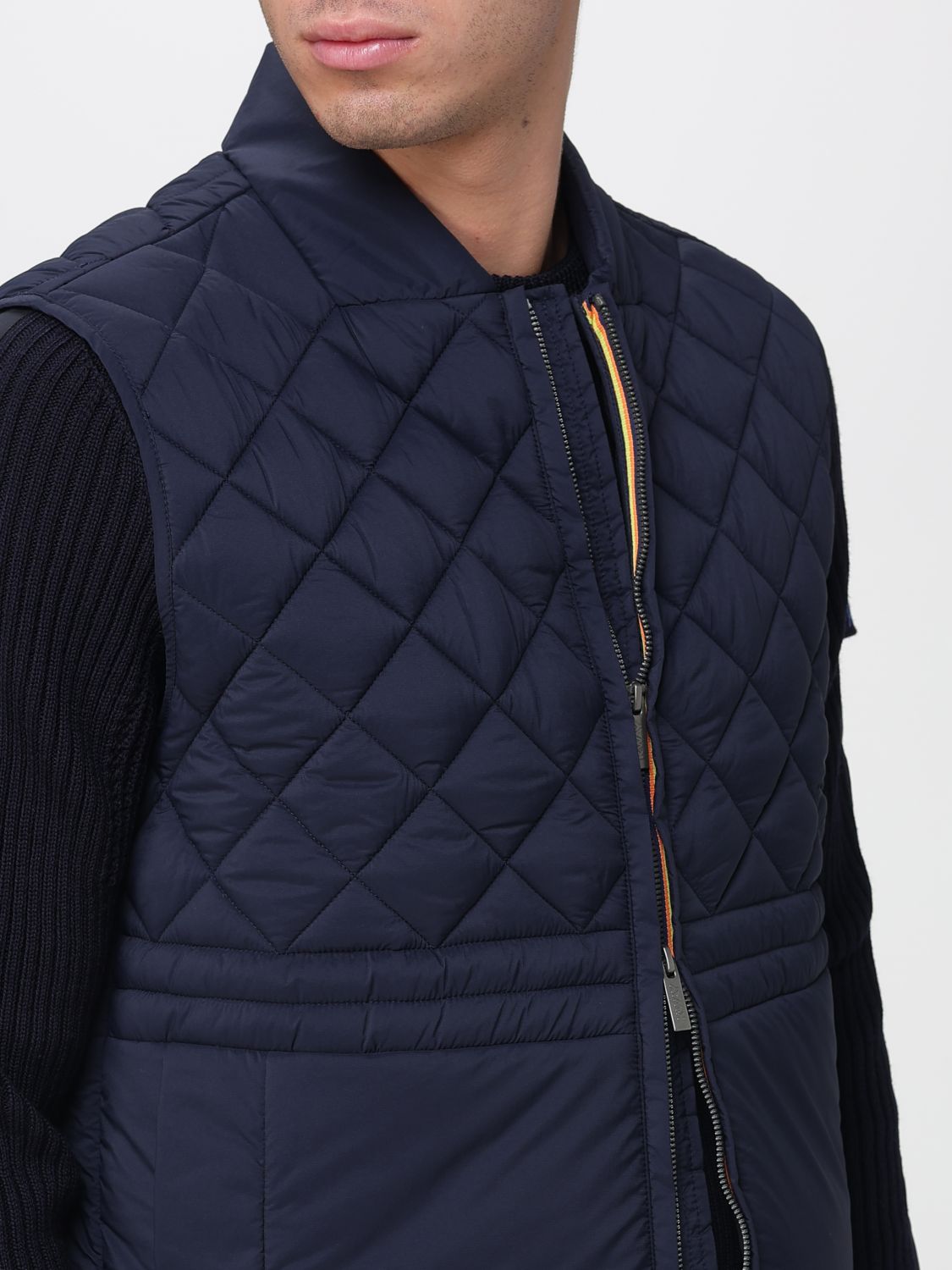 Suit Vest Men color Blue