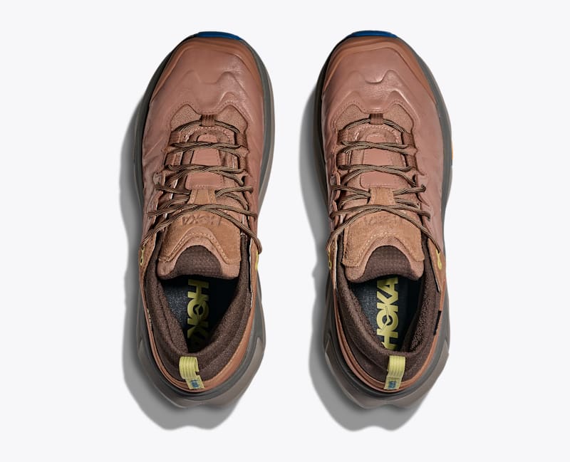 HOKA Men's Kaha 3 Low GTX Shoes in Maple/Gravel