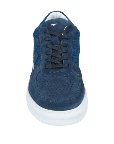Man Sneakers Blue Size 11 Leather