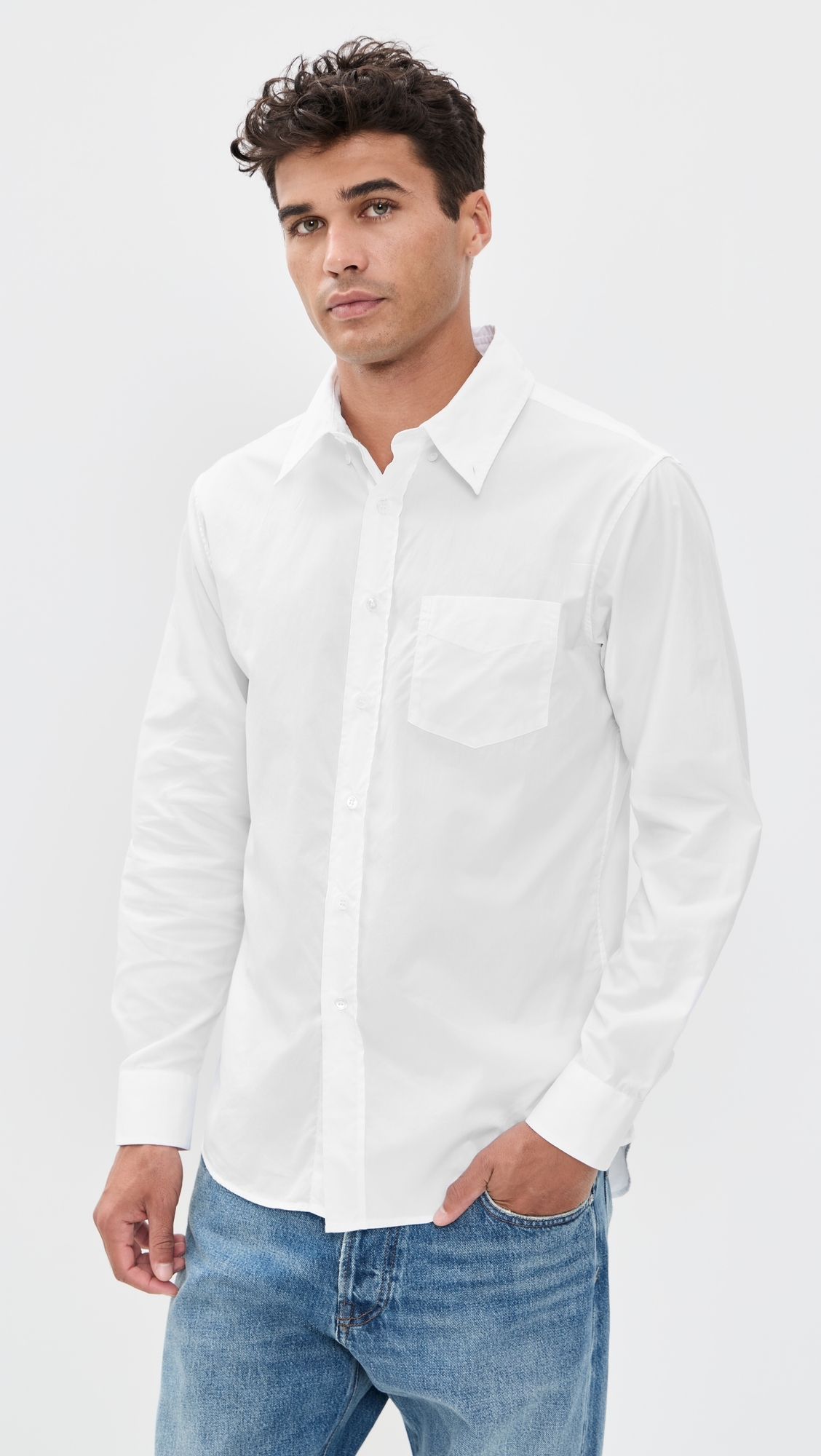 Plaza 200's Dress Shirt White