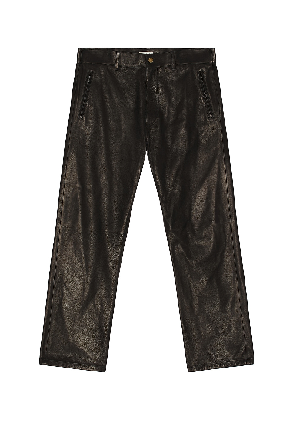 Fear of God Leather Pant in Black - Black. 52 also