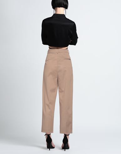 Woman Pants Beige Size 2 Lyocell, Cotton, Elastane