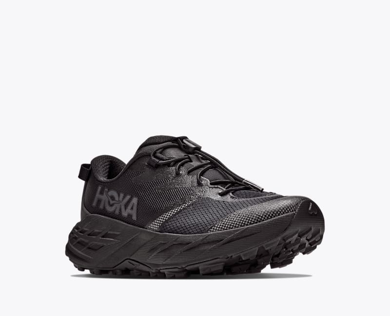 HOKA Speedgoat 7 Shoes in Black/Black