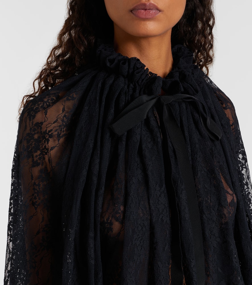 Floral lace blouse