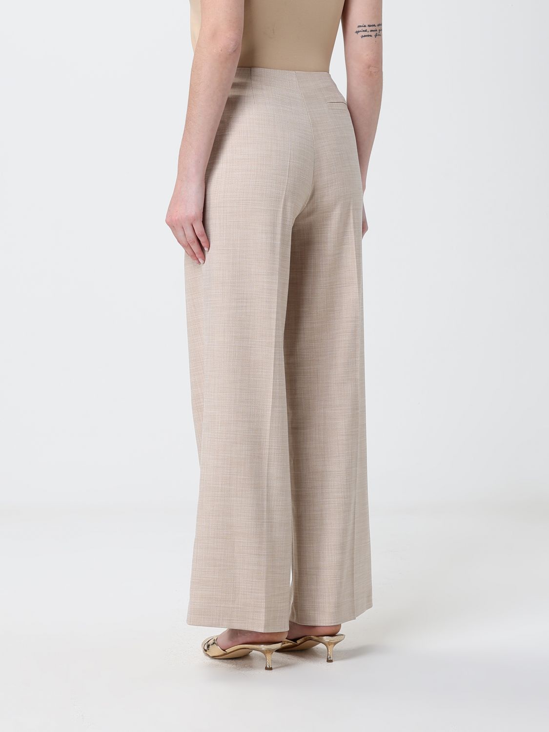 Pants Woman color Beige