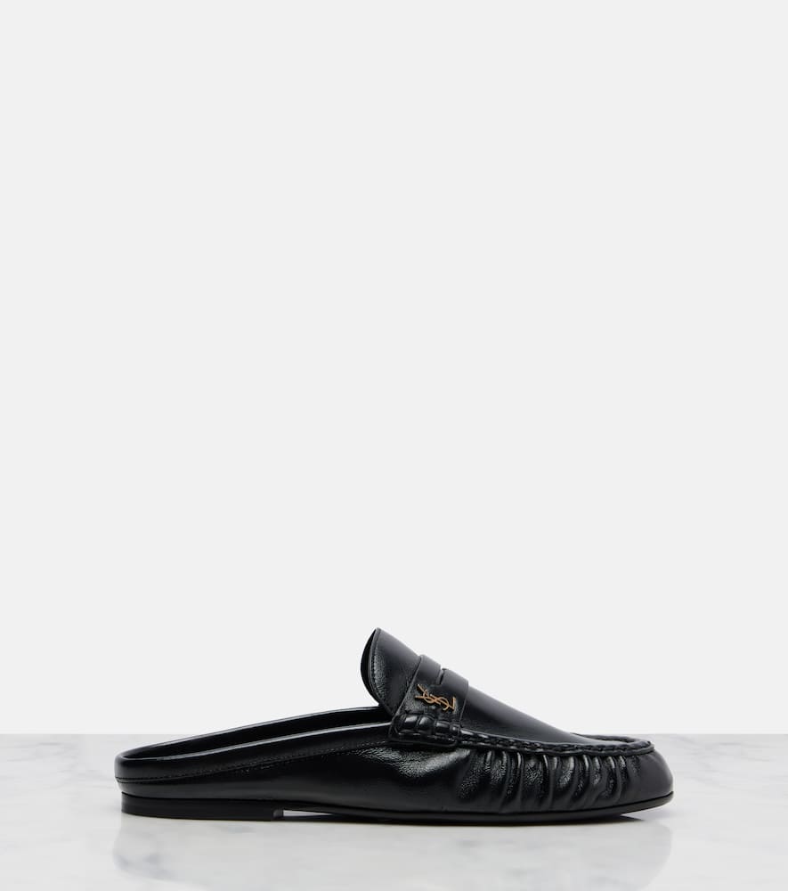 Le Loafer leather mules