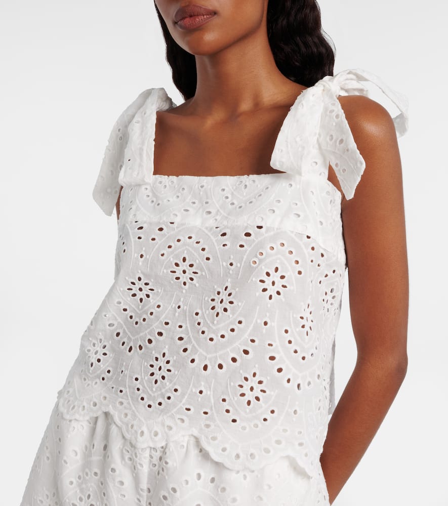 Noa broderie anglaise cotton top