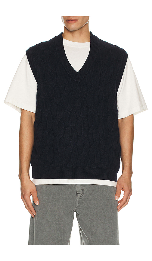 Reiss Walton Vest in Blue. L. Also in M, S, XL/1X