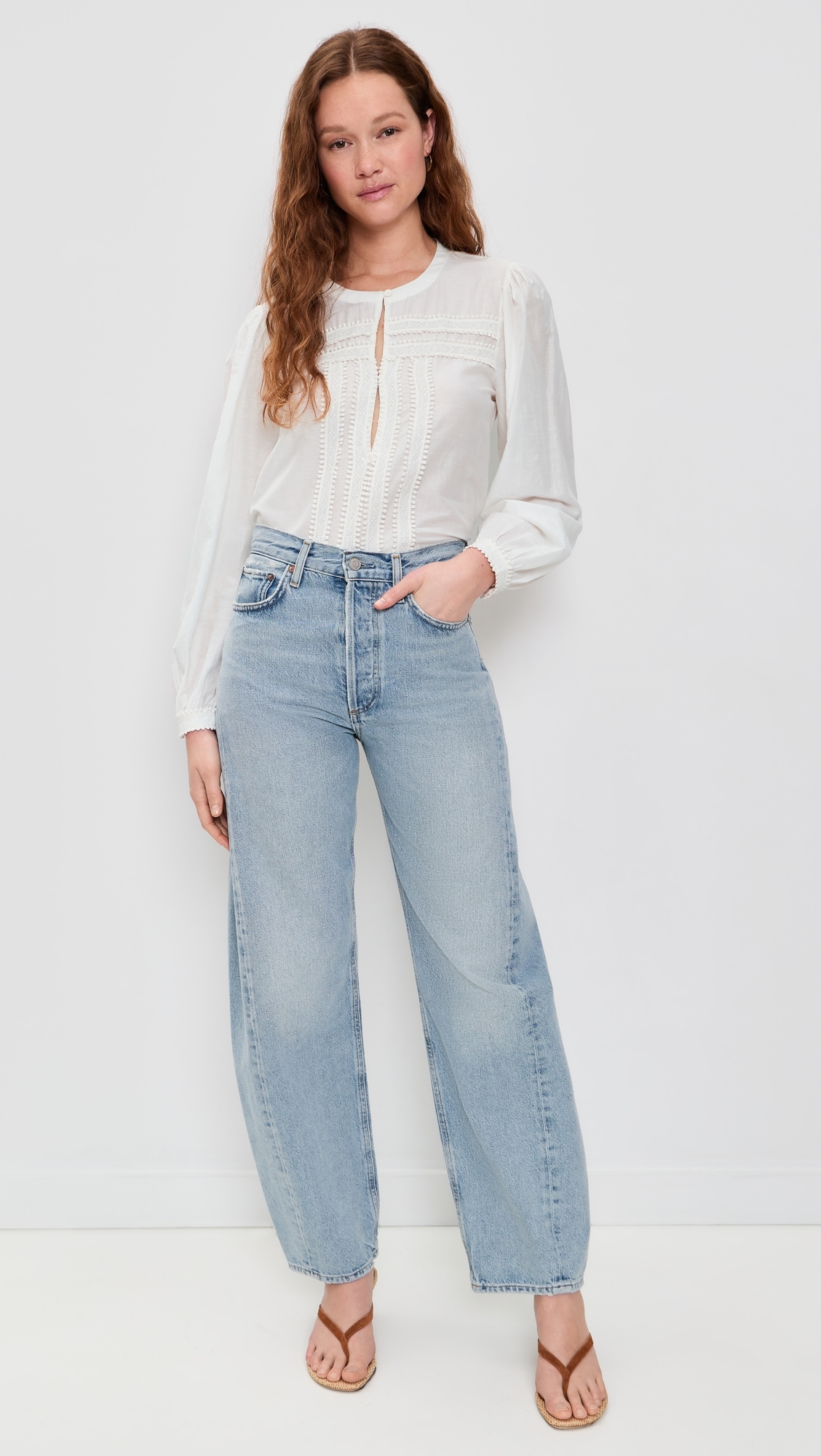 Tate Blouse Ivory