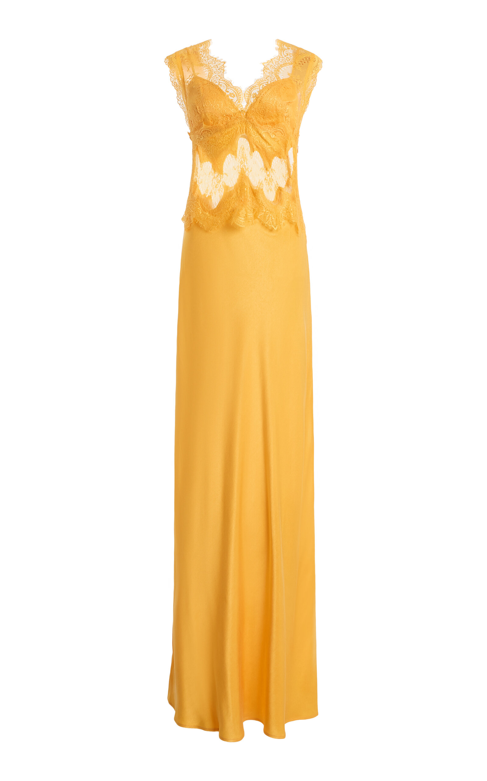 Exclusive Visions Satin Maxi Dress - Moda Operandi