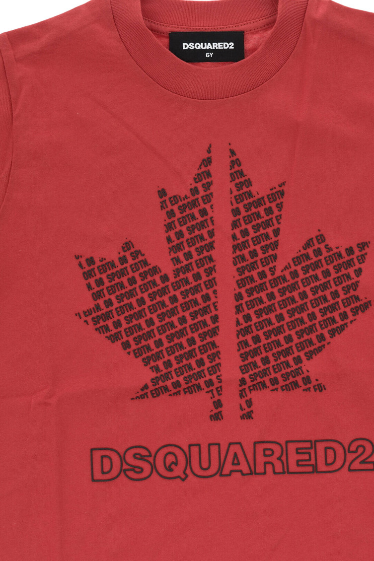 Boys Red Regular T-Shirt