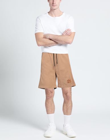 Afterlabel Man Shorts & Bermuda Shorts Camel Size M Cotton