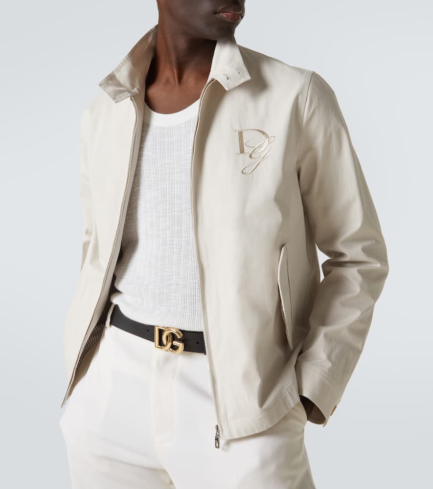 DG embroidered cotton jacket