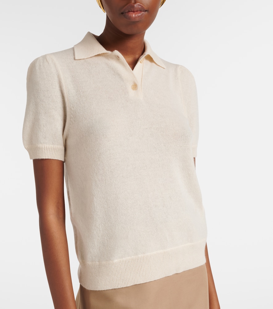 Cashmere polo sweater
