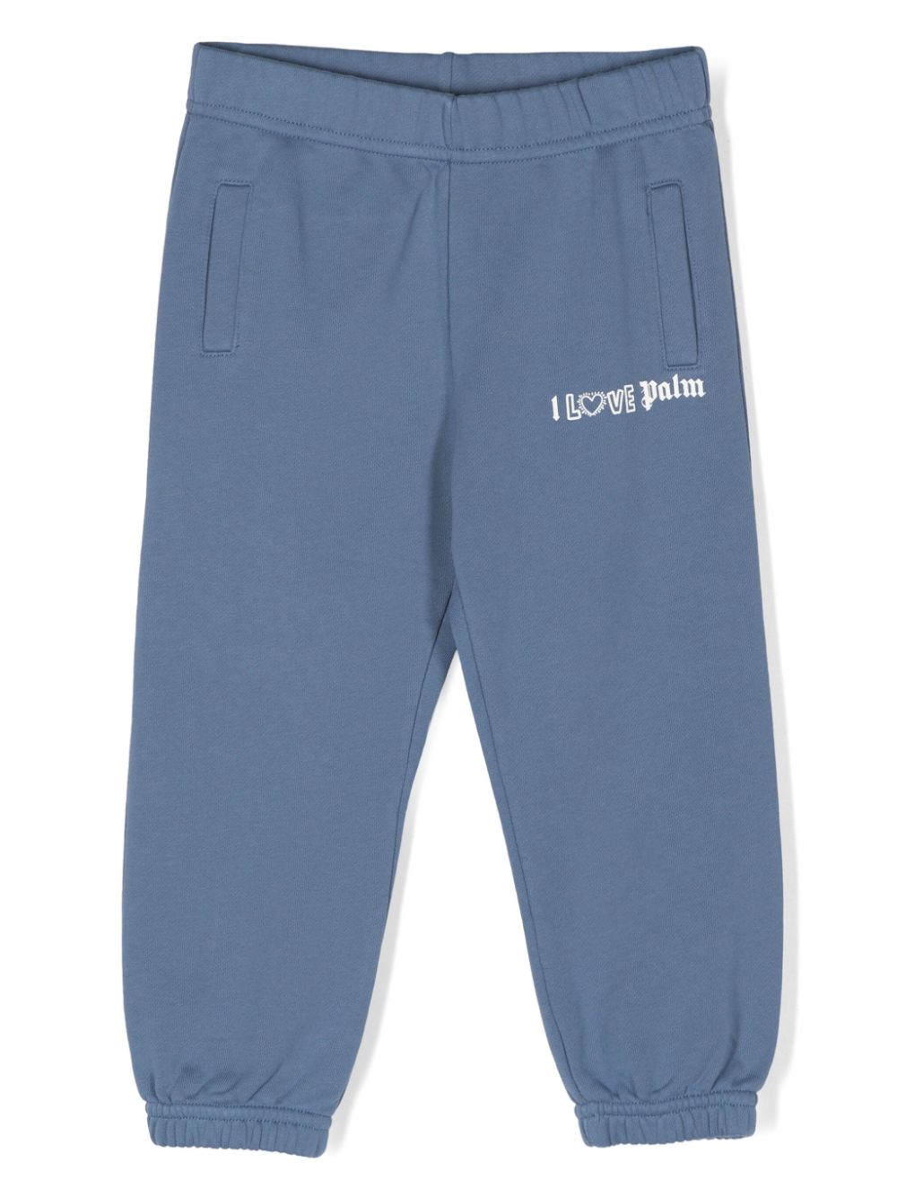 X Keith Haring logo-print track pants - Blue