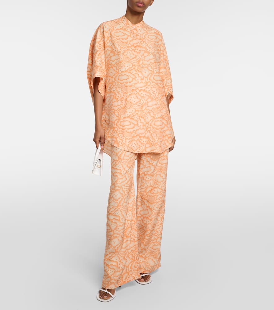 Stella McCartney Printed silk blouse