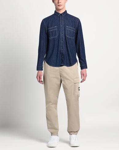 Man Denim shirt Blue Size M Cotton