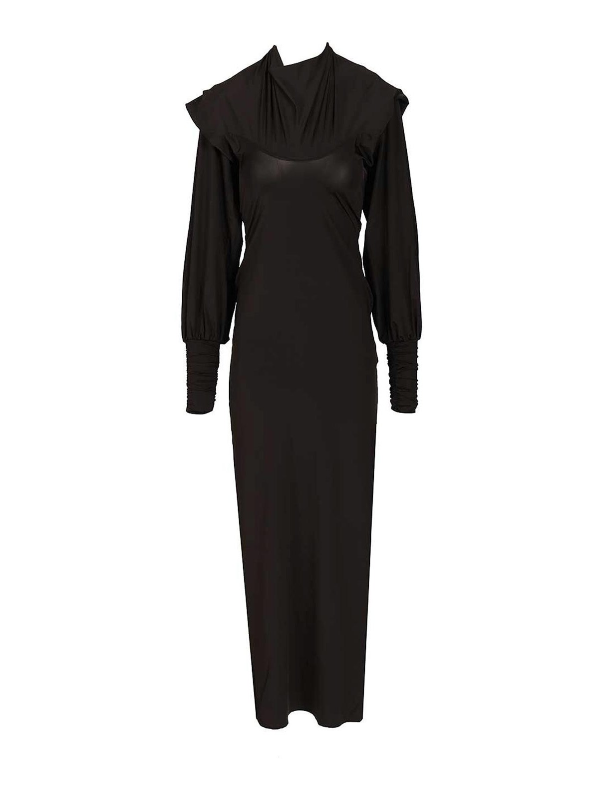 Slinky Hooded Dress