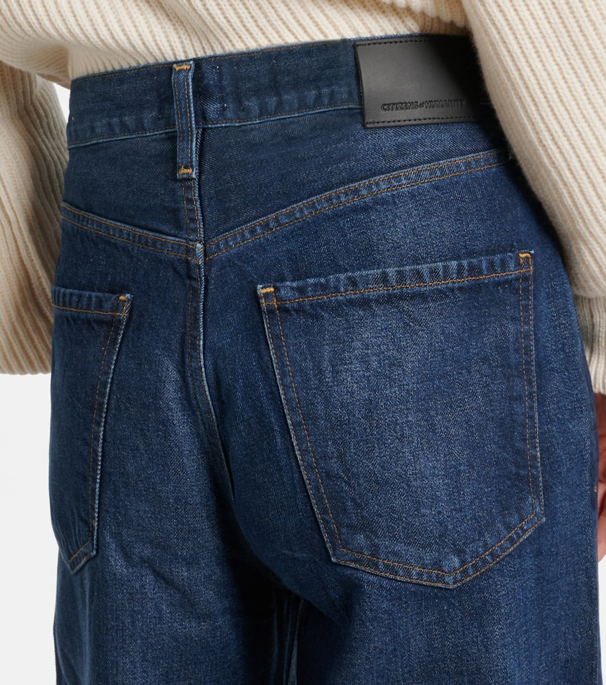 High-rise wide-leg jeans