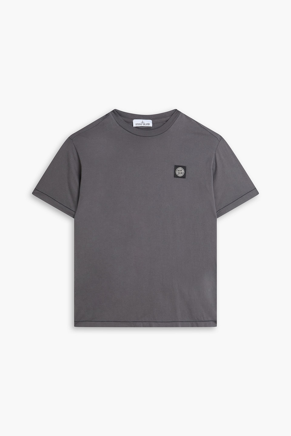 Cotton-jersey T-shirt - Gray - S