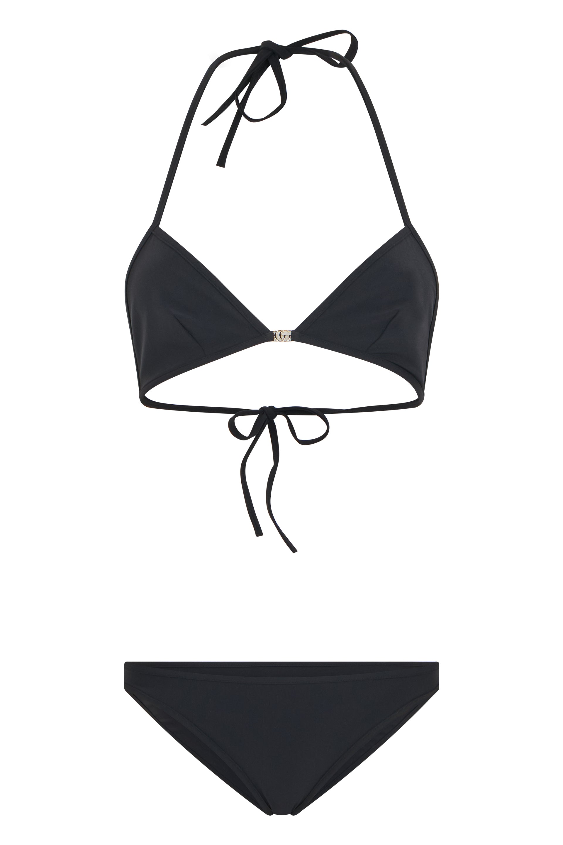 Minimal Triangle Bikini with Adjustable Tie-Back