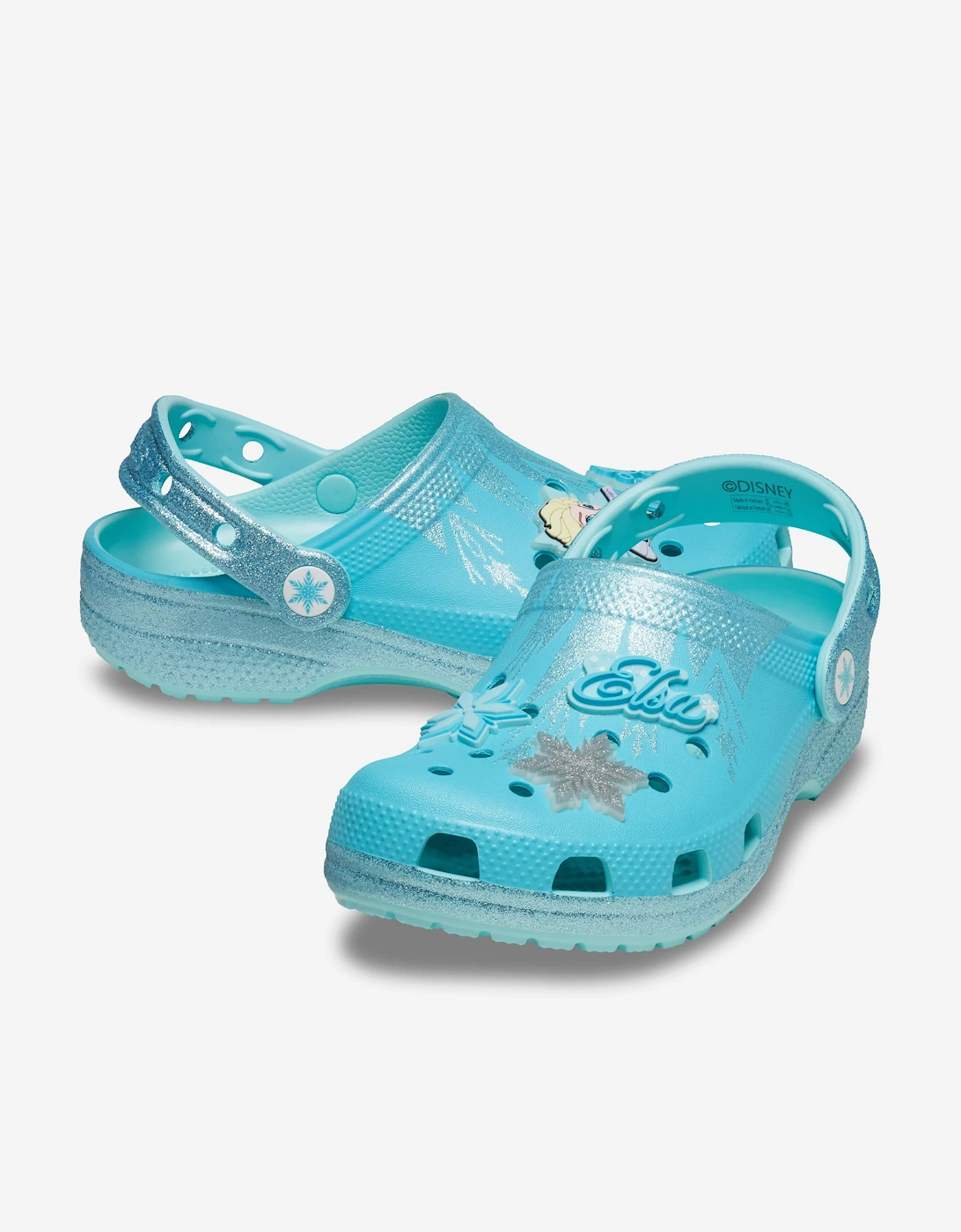 Girl's Crocs Girls Frozen Elsa Classic Clog in Blue