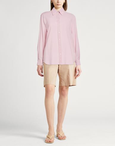 Woman Shirt Pink Size 6 Virgin Wool, Polyamide