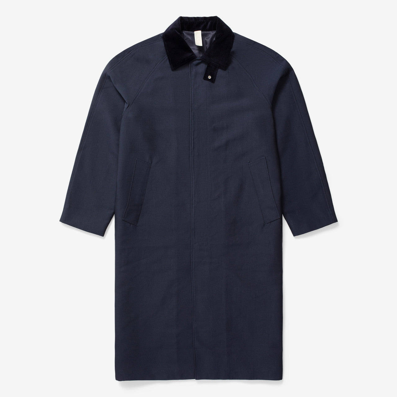 Sunflower Raglan Coat - NAVY - unisex
