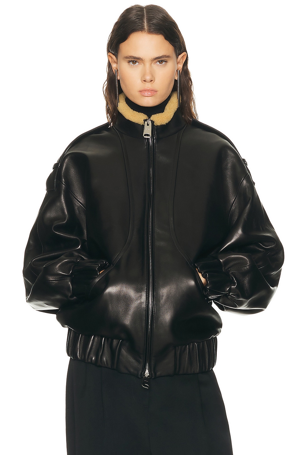 KHAITE Sigi Jacket in Black - Black. M also in