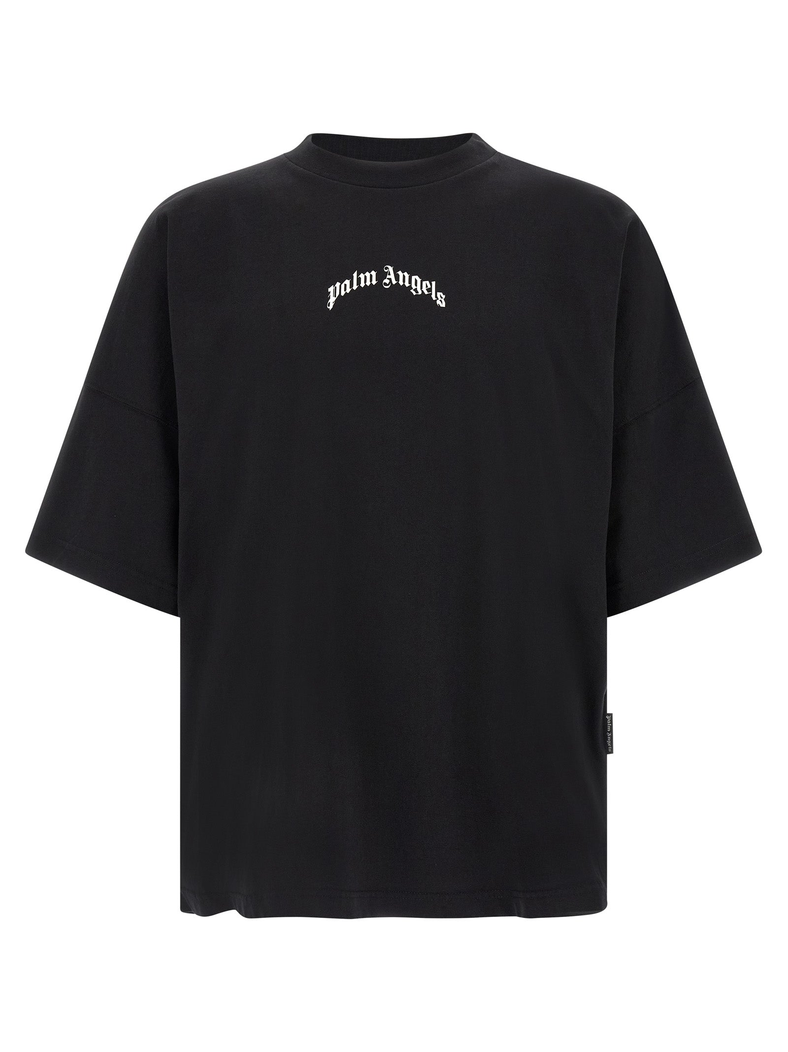 Logo-Embroidered Cotton T-Shirt — Black