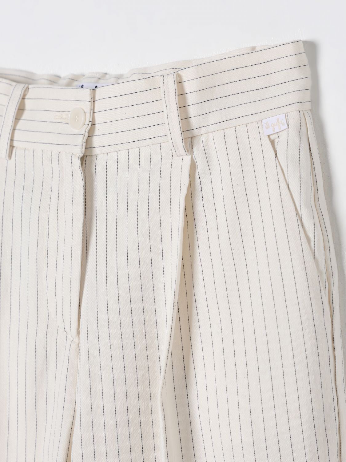 Striped trousers - Neutrals