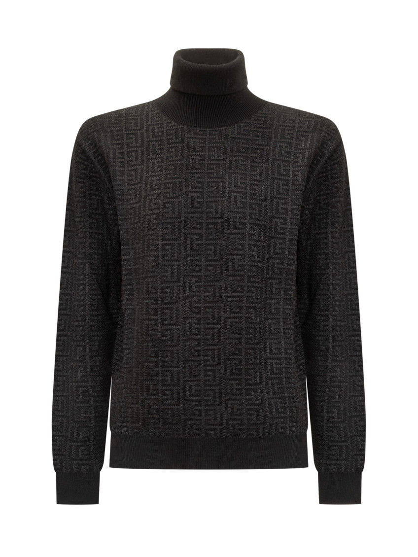 Kids Black Logo Sweater