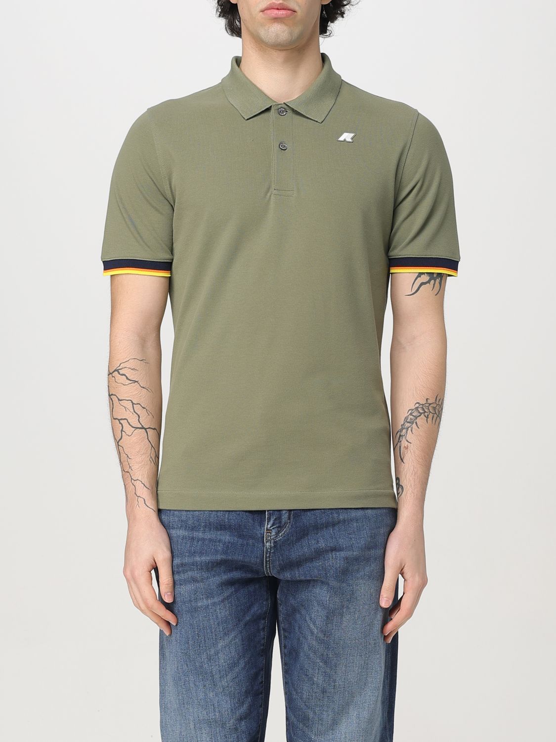 T-Shirt Men color Green