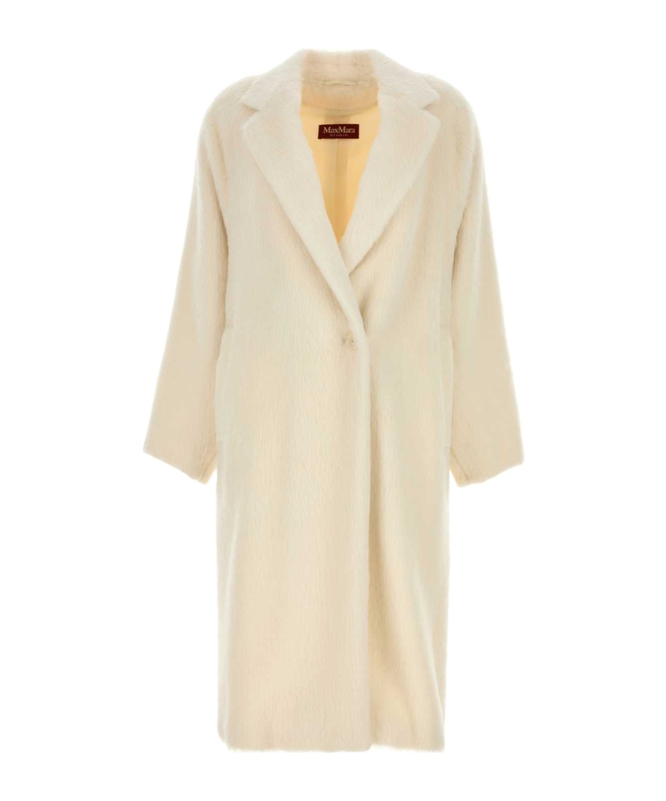 Max Mara Studio Xavier Single-Breasted Straight Hem Coat